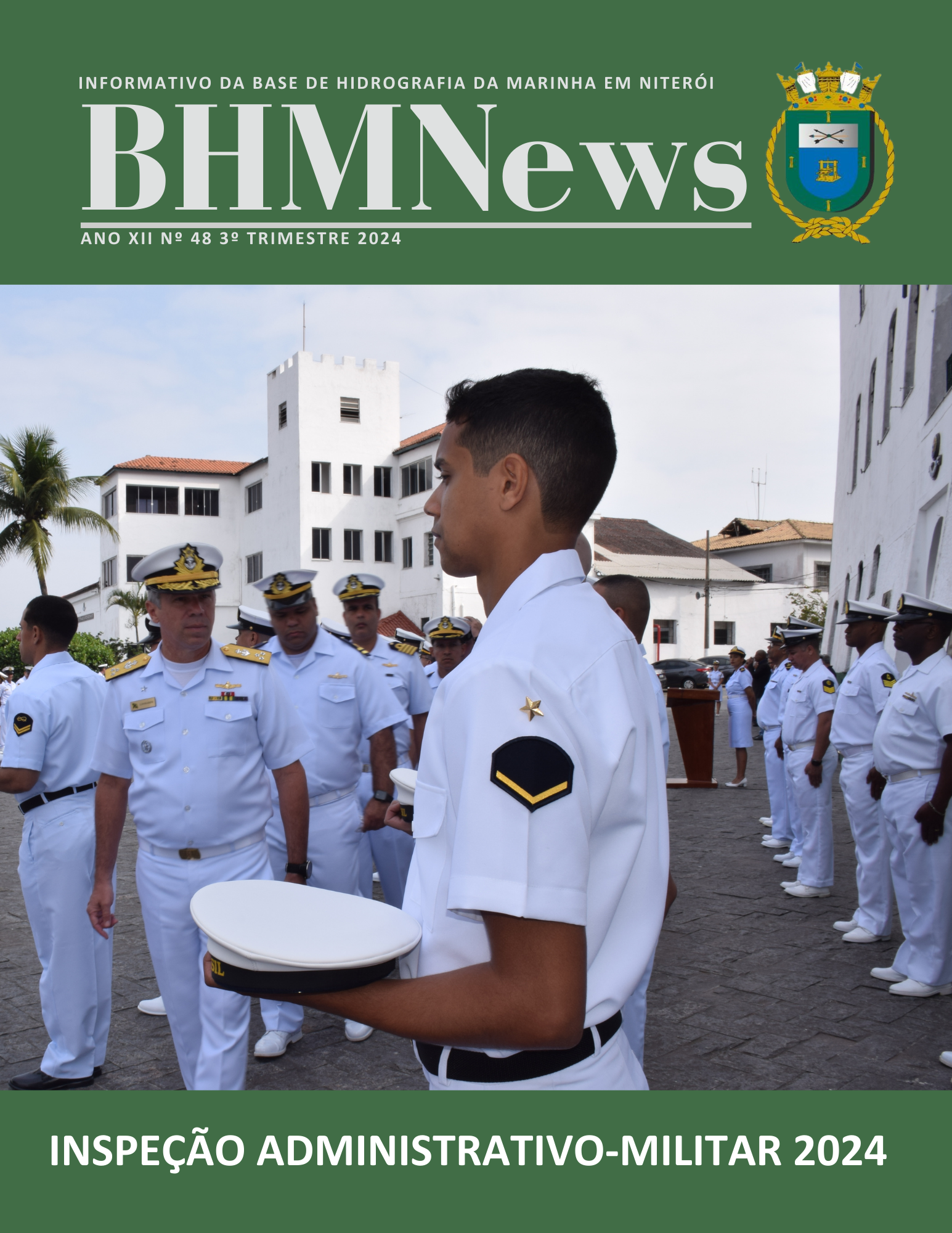 Criado em Dez/2012 com o propósito de divulgar assuntos, atividades e eventos relacionados as Assessorias, Departamentos e Divisões da OM, o informativo “BHMNews”. Editado trimestralmente a equipe de editoração sente-se gratificada em estar apresentando mais um número, esperando sempre que os componentes da Força de Trabalho possam se sentir valorizados ao se verem retratados nas páginas do Informativo.